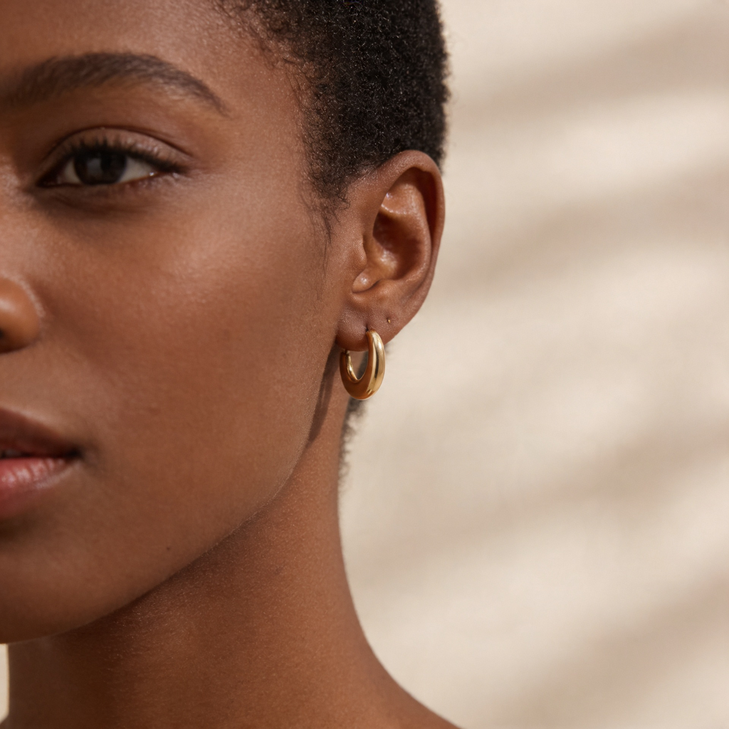 Molten Flow Hoops Earring