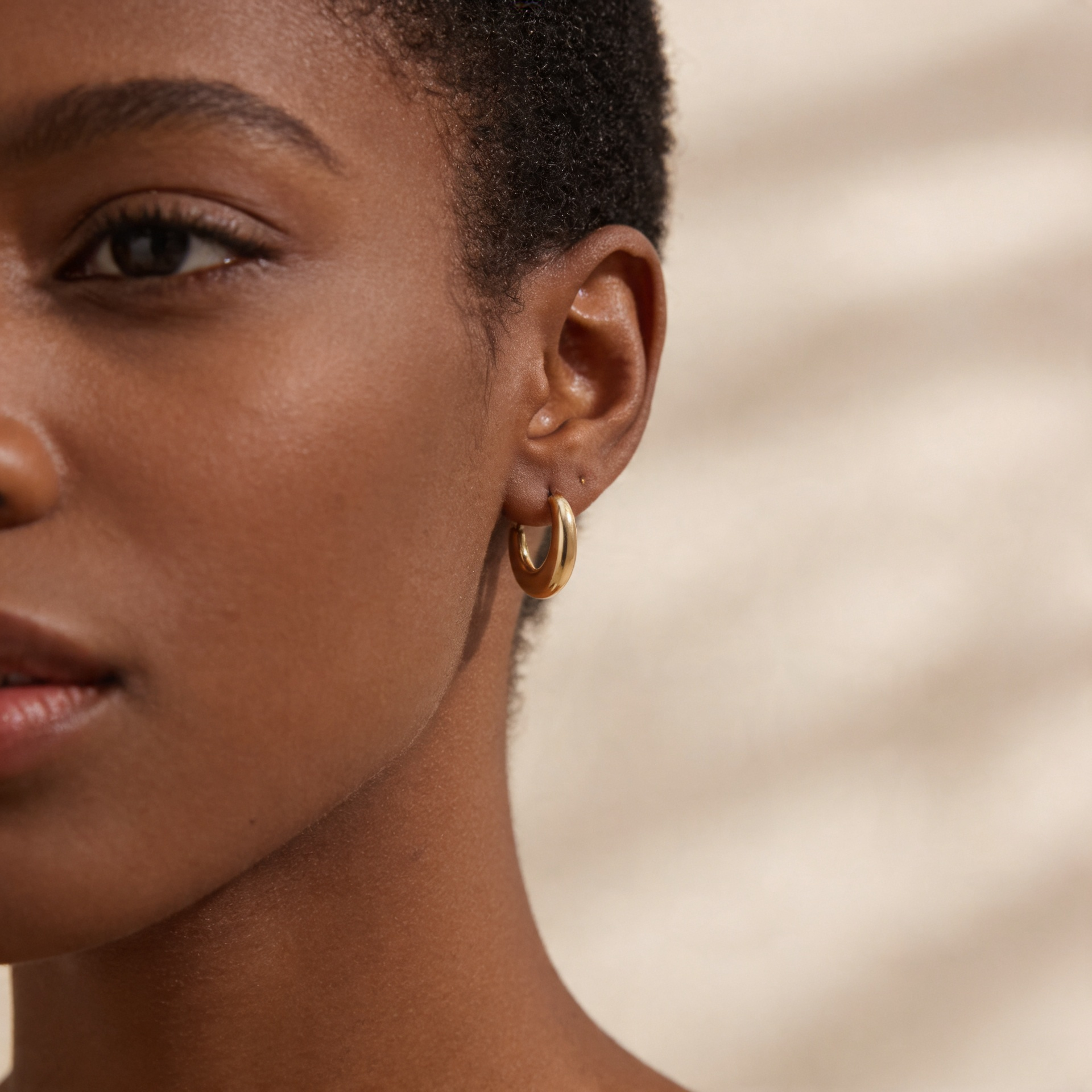 Molten Flow Hoops Earring