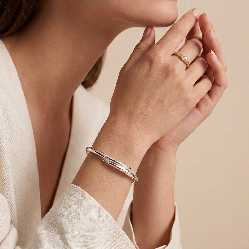 Intertwined Cuff Bracelet